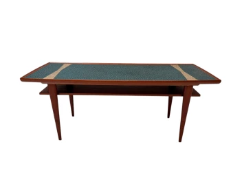 Mid-Century Modern Coffee Table with Mosaic Top by Berthold Muller, 1950s